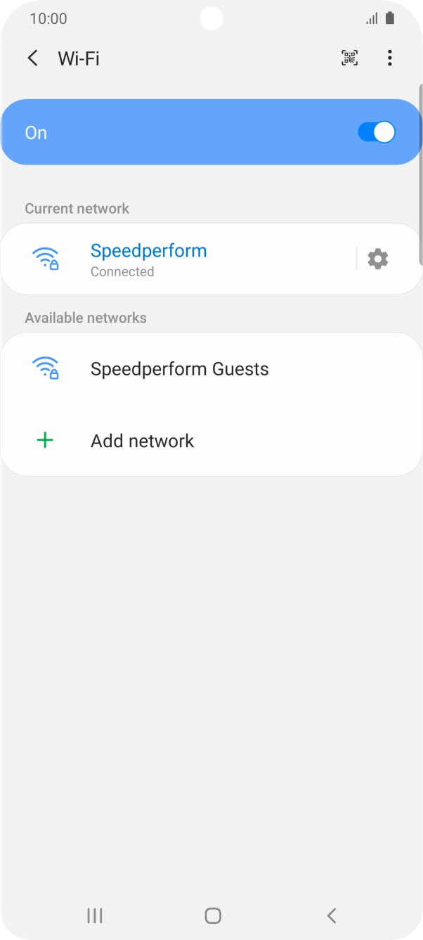 Press the Home key to return to the home screen.