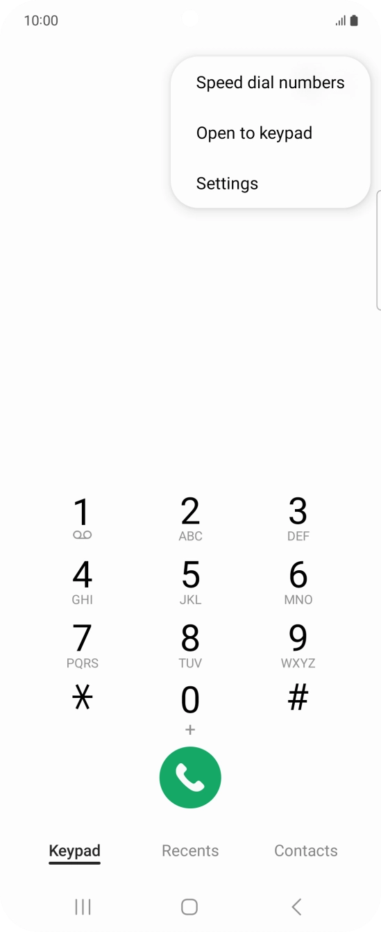 Press Settings. Press Settings.