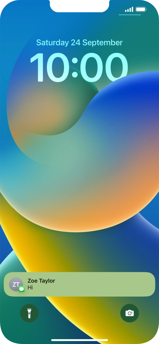 Press the required notification and follow the instructions on the screen to use the selected function. Press the required notification and follow the instructions on the screen to use the selected function.