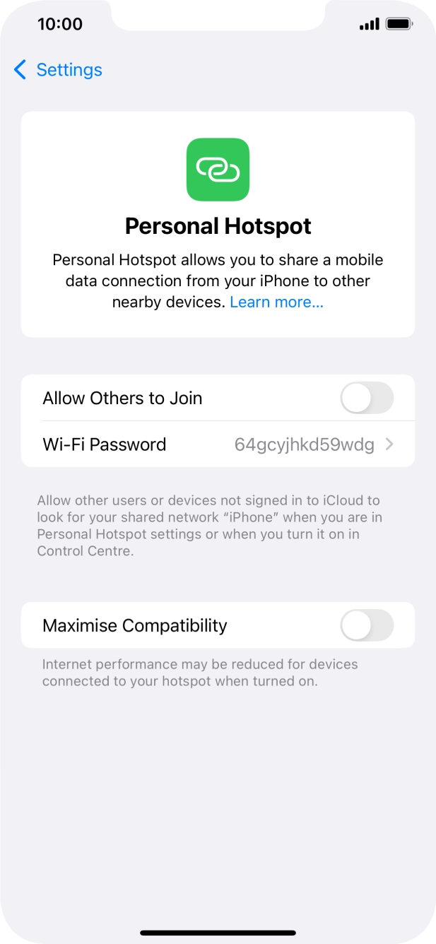 Press Wi-Fi Password and key in the required password. Press Wi-Fi Password and key in the required password.