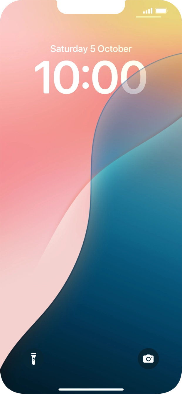 Press and hold anywhere on the lock screen. Press and hold anywhere on the lock screen.