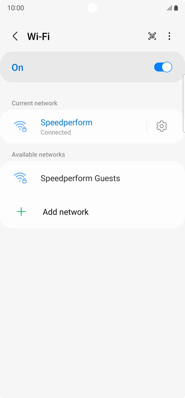 Press the Home key to return to the home screen.