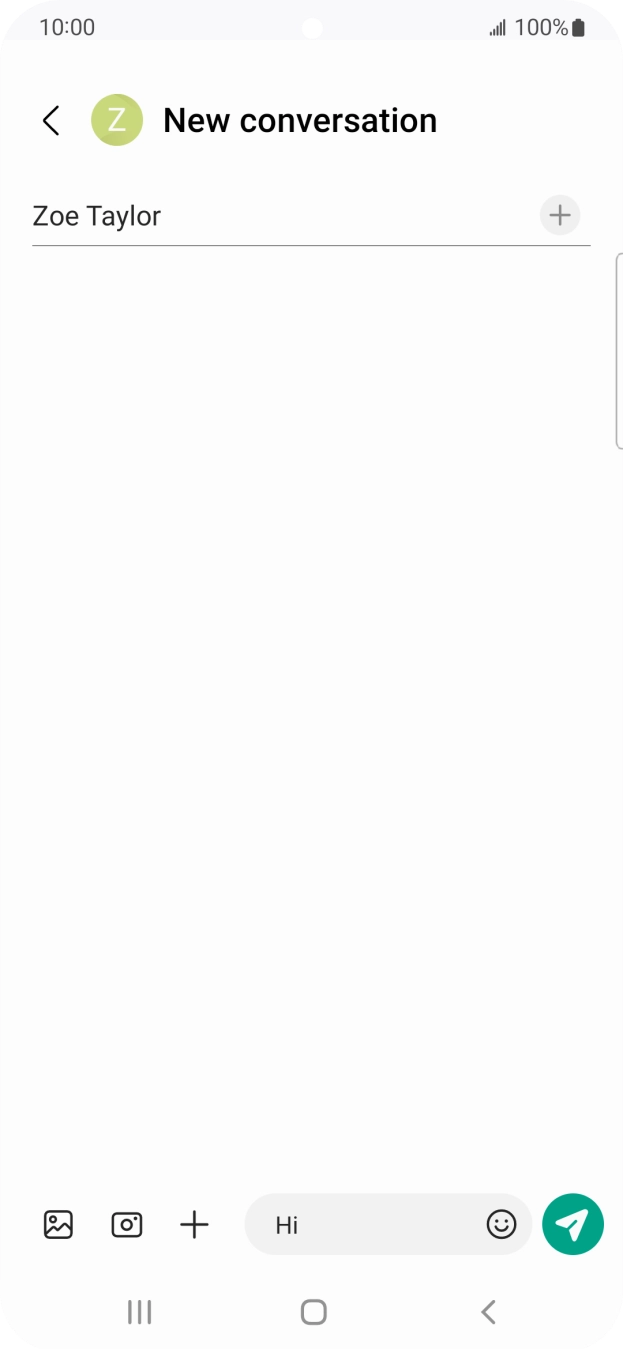 Press the picture icon. Press the picture icon.