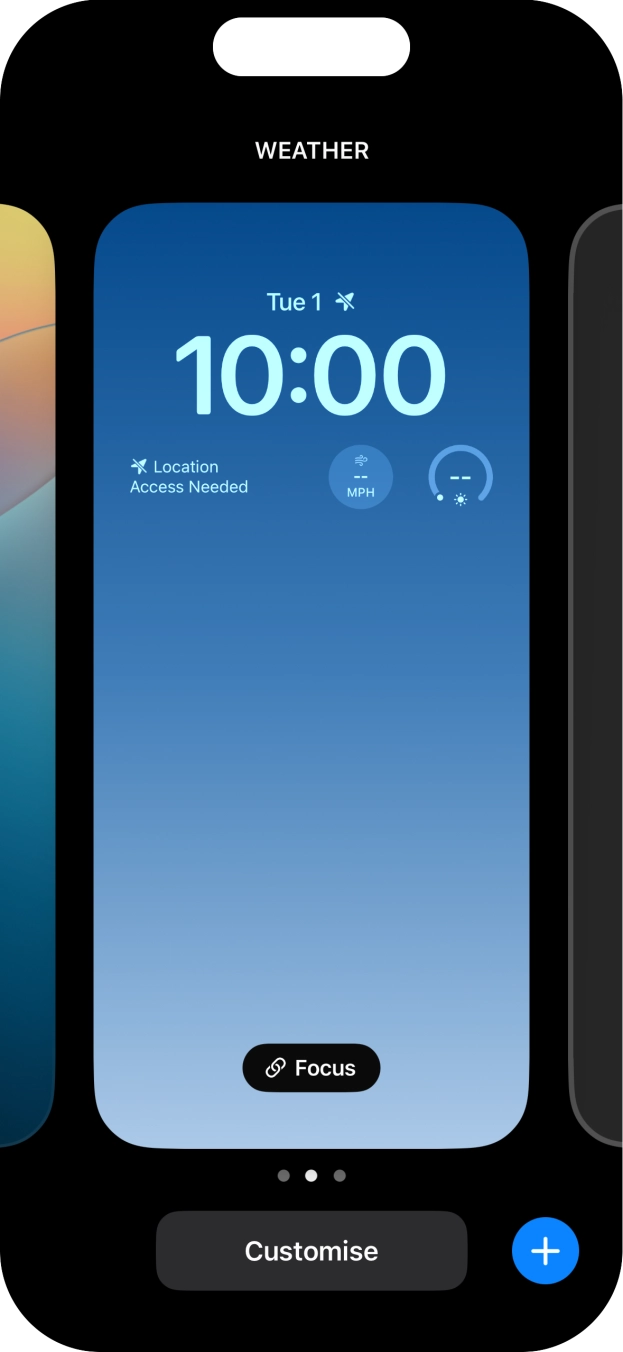 Press Focus. Press Focus.