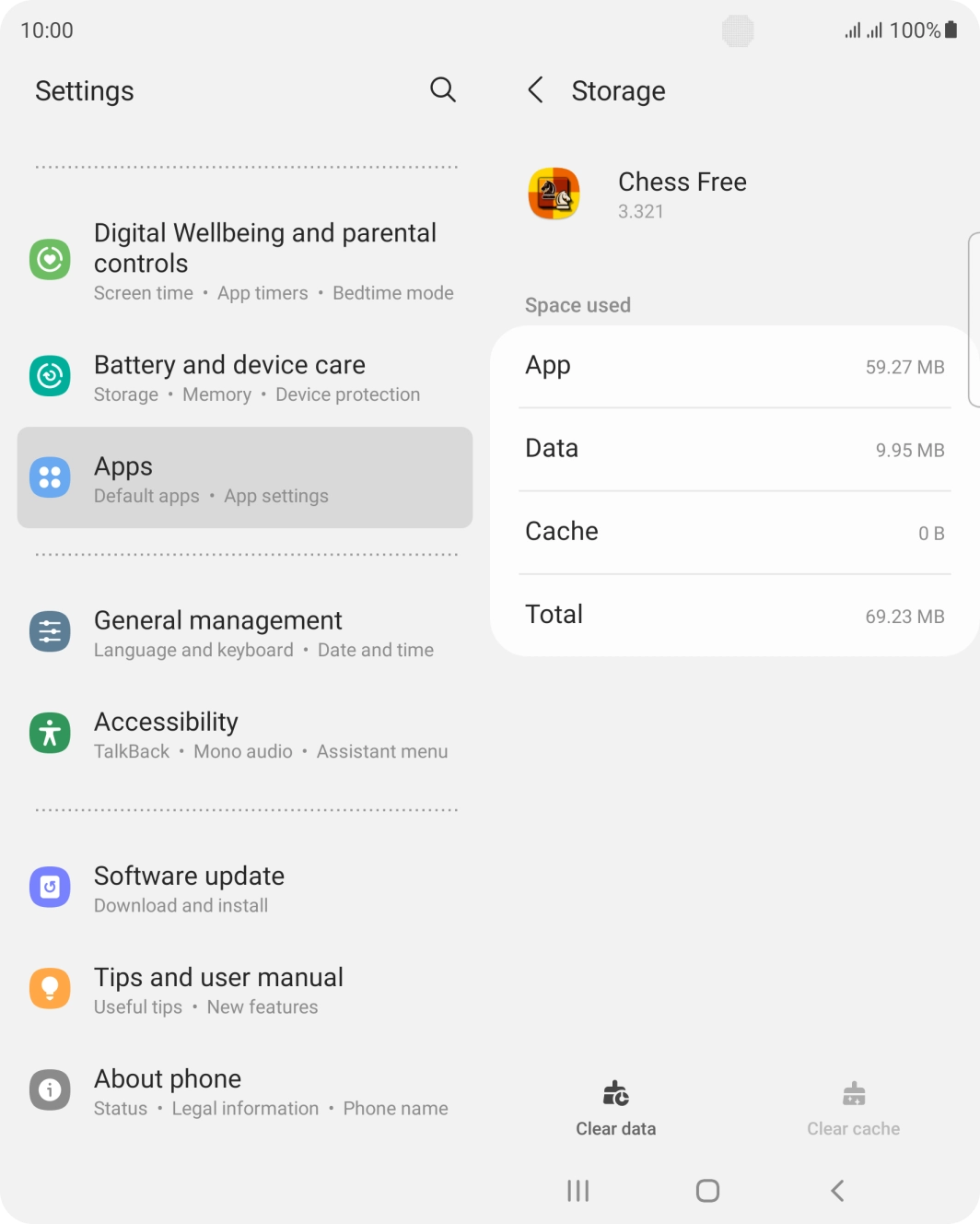 Press the Home key to return to the home screen.