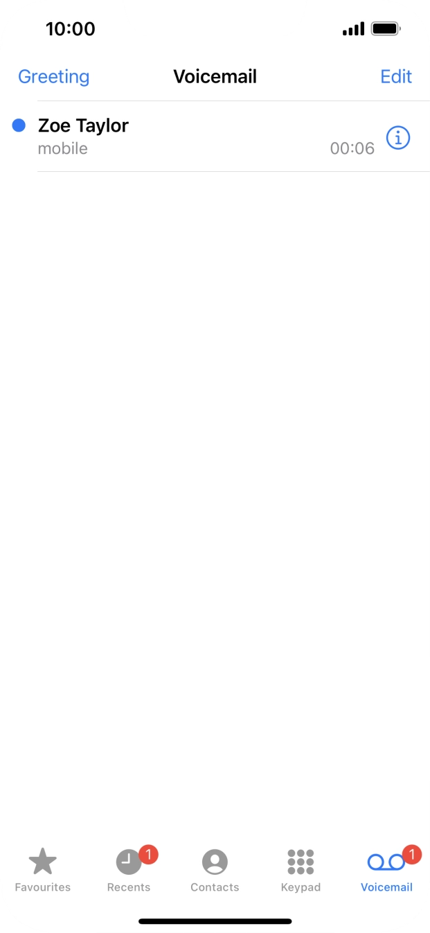 Press the required message. Press the required message.