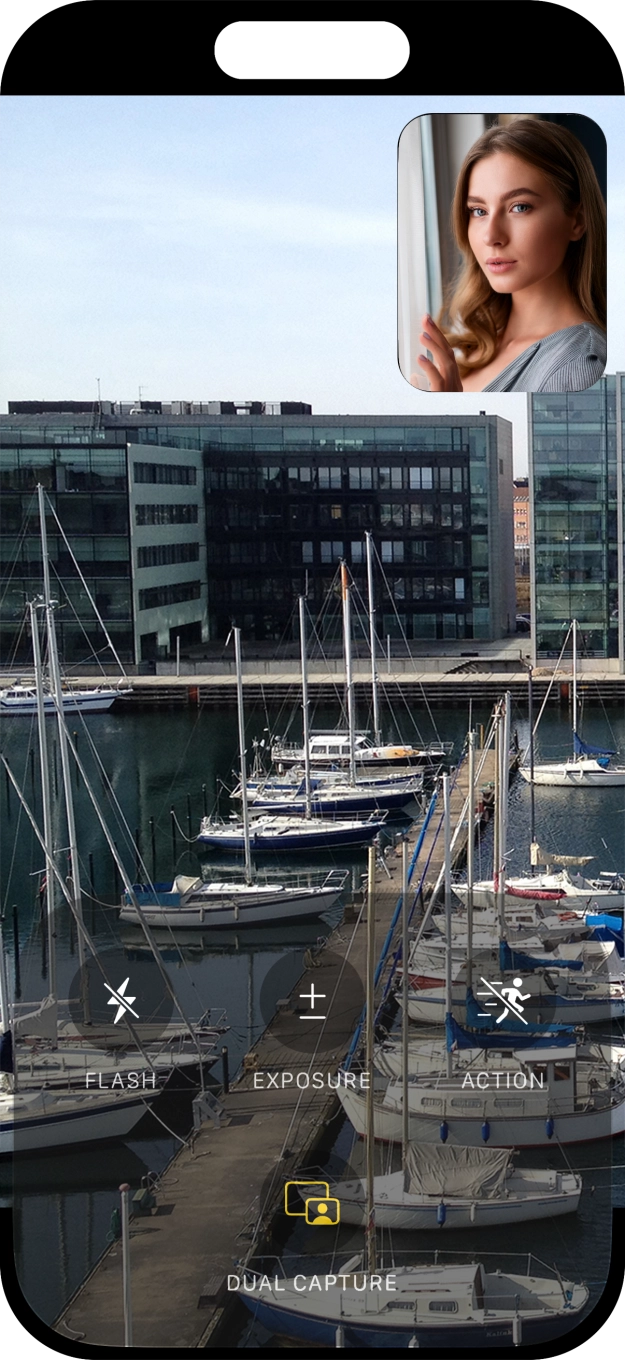 Press anywhere on the screen.