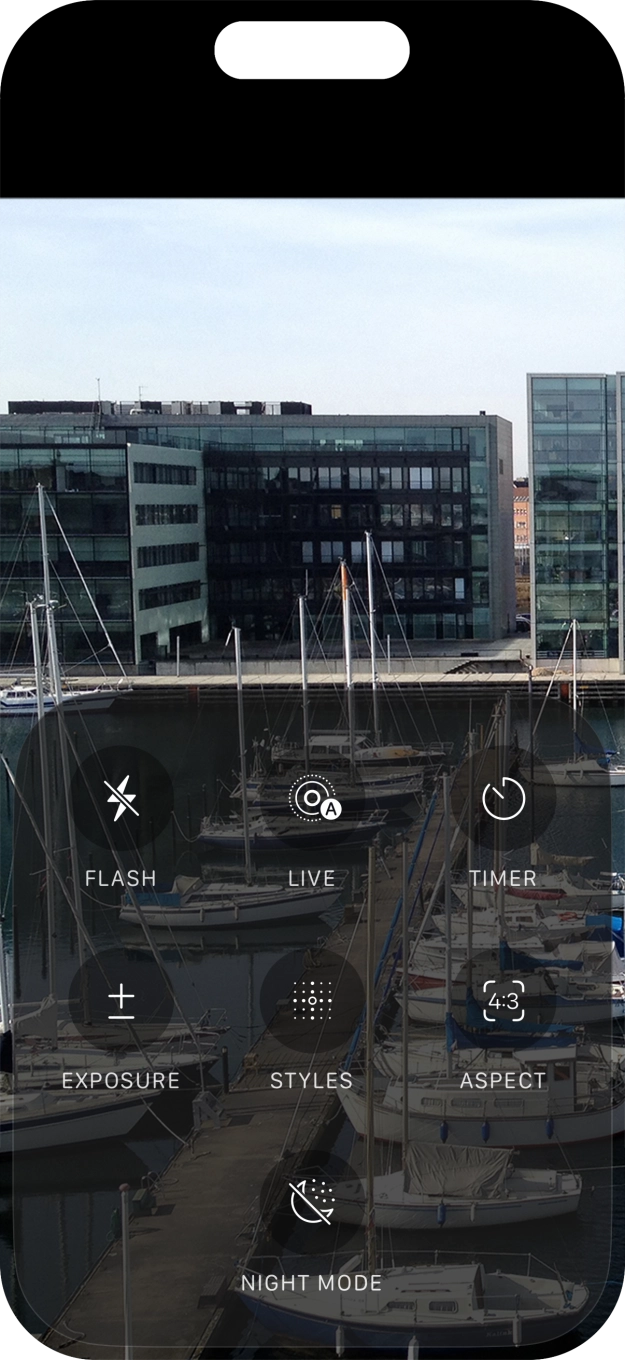 Press the required setting and follow the instructions on the screen to use the selected function.
