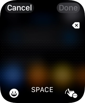 Press the input icon.