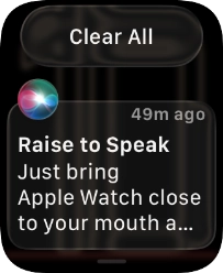 Press the required notification to open it. Press the required notification to open it.