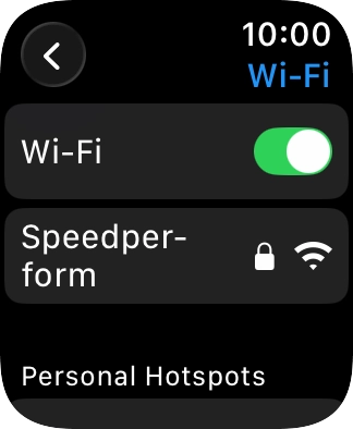 Press the Digital Crown several times to return to standby mode.