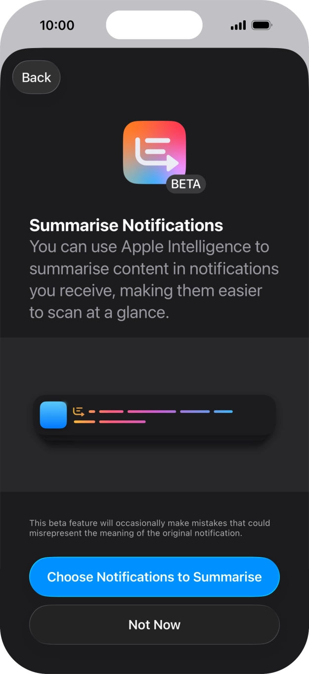 If you turn on the function, follow the instructions on the screen to select more settings.