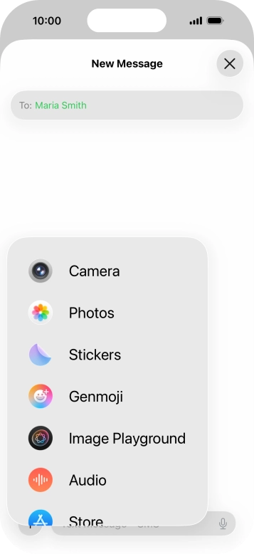 Press Genmoji.