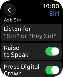 Press Listen for.