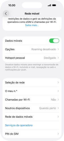 Prima PIN do SIM.