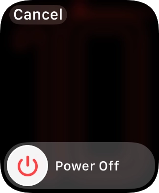 Press and drag the power off icon right.