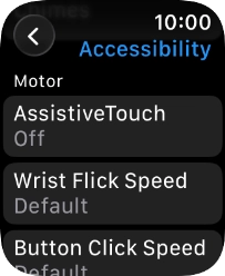 Press the required category below 'Motor' and follow the instructions on the screen to select the required settings.