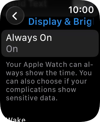 Press Always On. Press Always On.