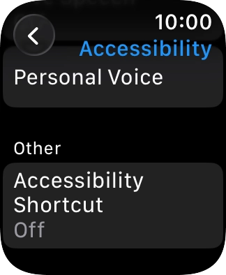 Press the required category below 'Other' and follow the instructions on the screen to select the required settings.