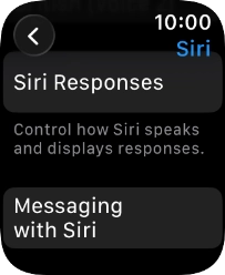 Press Siri Responses.