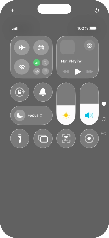 Press the screen recording icon to start the recording.