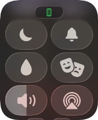 Press the sound mode icon to turn silent mode on or off.