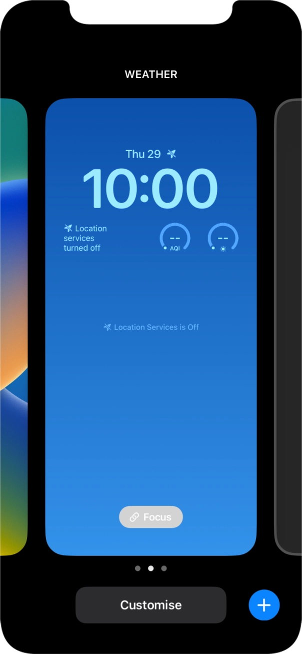 Press Focus. Press Focus.