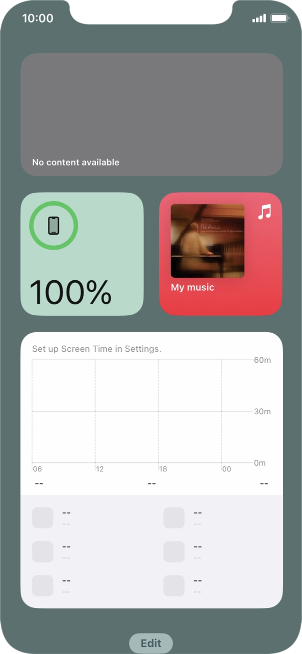 Slide your finger upwards on the screen. Slide your finger upwards on the screen.