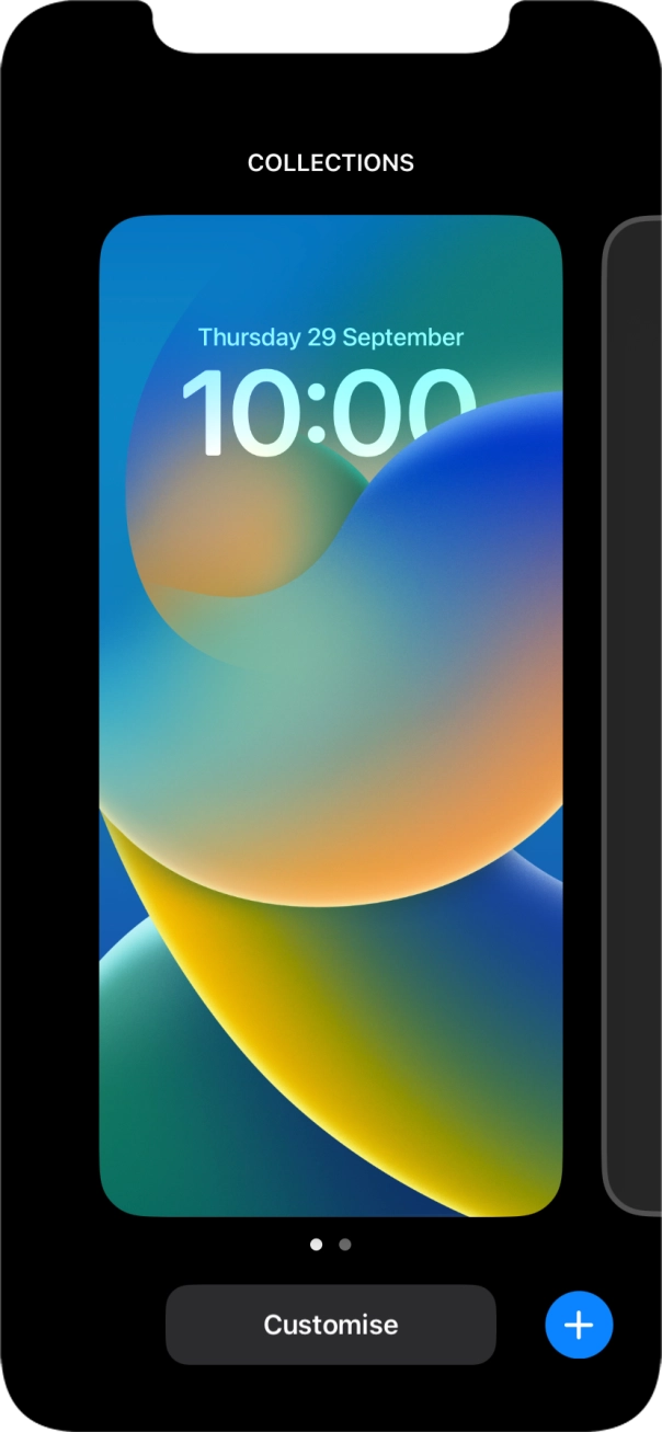 Press the add icon. Press the add icon.