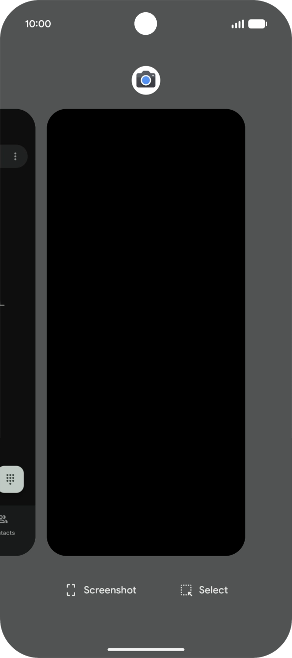 Slide your finger upwards starting from the bottom of the screen to return to the home screen.