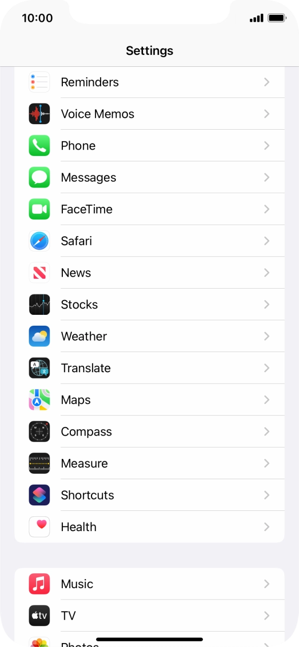 Press FaceTime. Press FaceTime.