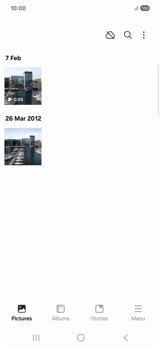 Press the Home key to return to the home screen.