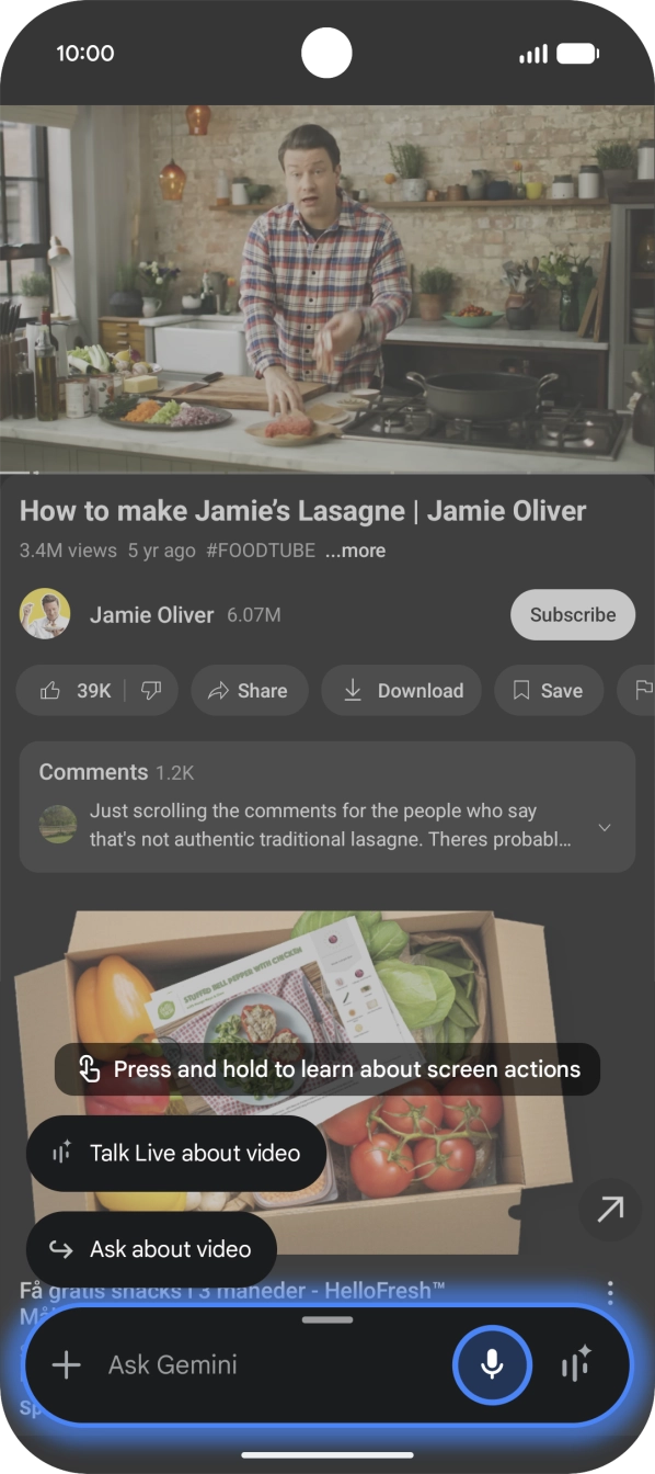 Press Ask about video.