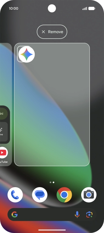 Drag the app icon to Remove.