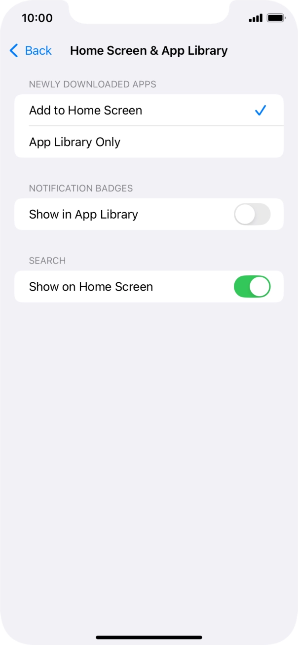 To add new downloaded apps to both the home screen and App Library, press Add to Home Screen. To add new downloaded apps to both the home screen and App Library, press Add to Home Screen.