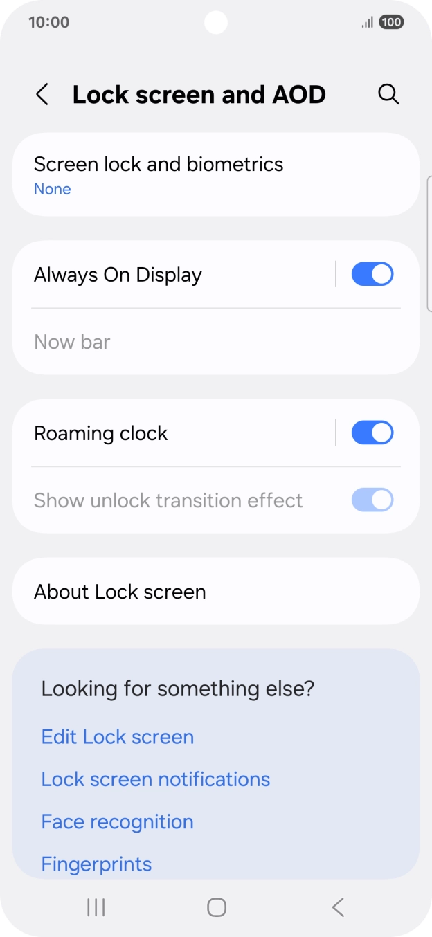 Press the Home key to return to the home screen.