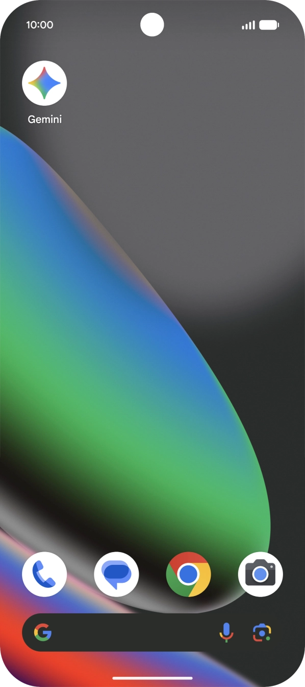 Press and hold the required app icon.