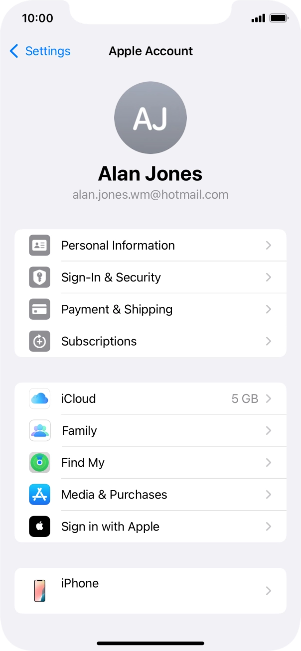 Slide your finger upwards starting from the bottom of the screen to return to the home screen.