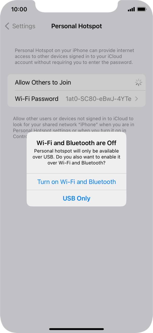 If WiFi is turned off, press Turn on Wi-Fi and Bluetooth. If WiFi is turned off, press Turn on Wi-Fi and Bluetooth.
