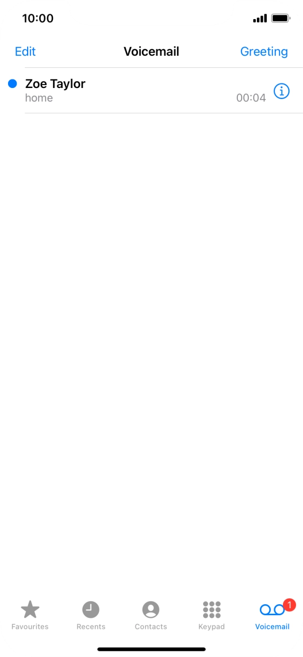 Press the required message. Press the required message.