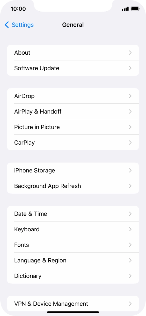 Press Background App Refresh. Press Background App Refresh.