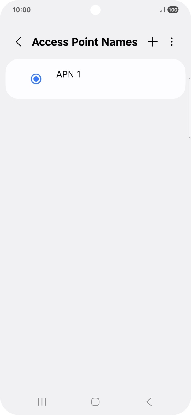 Press the add icon. Press the add icon.