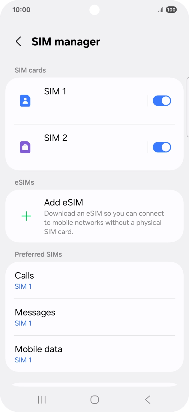 Press the required plan.