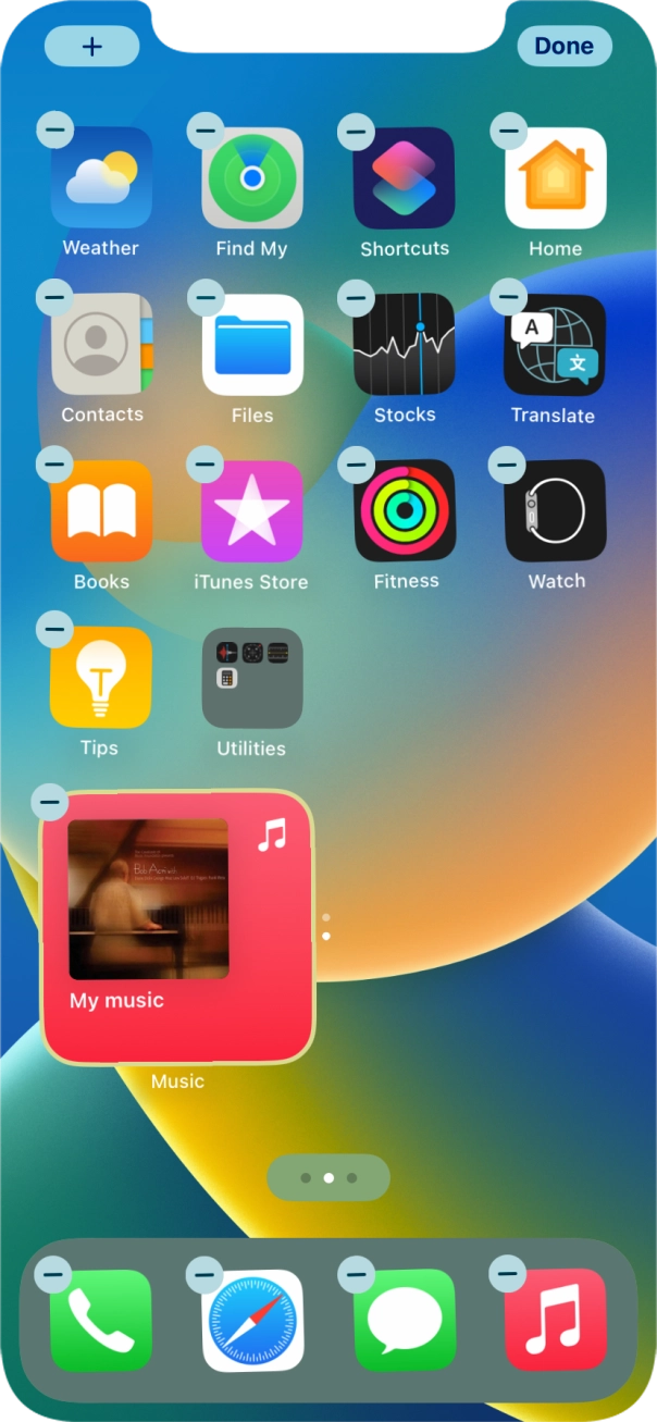 Press Done. Press Done.