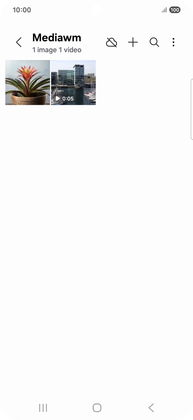 Press the Home key to return to the home screen.