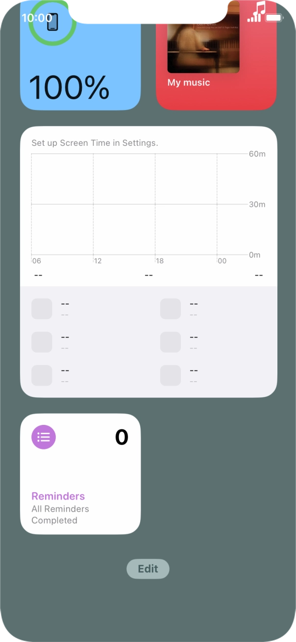 Press Edit. Press Edit.