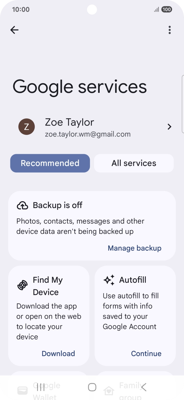Press Find My Device. Press Find My Device.