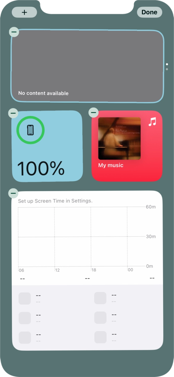 Press the add icon. Press the add icon.