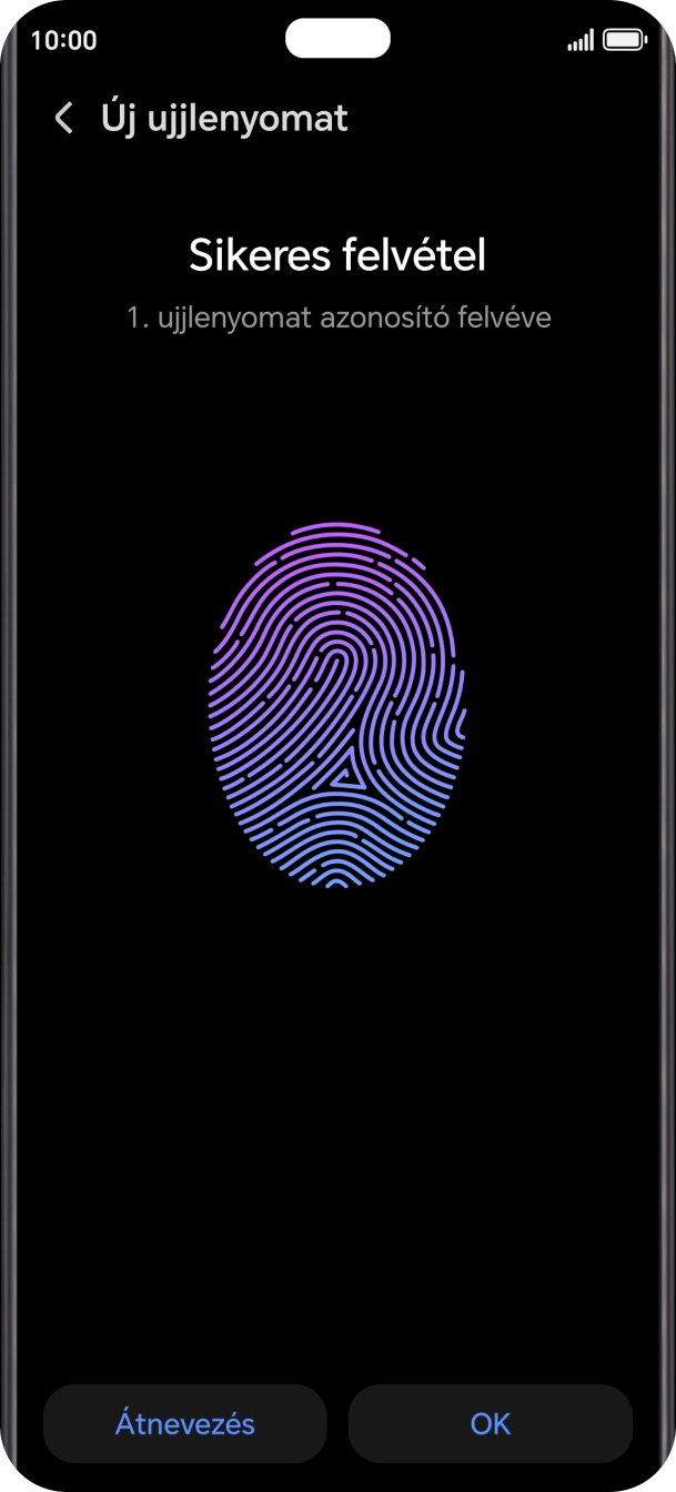 Válaszd az OK lehetőséget. Válaszd az OK lehetőséget.
