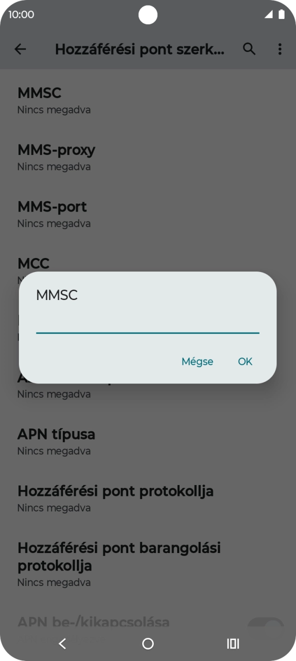 Írd be azt, hogy http://mms.one.hu/servlets/mms, és válaszd az OK lehetőséget.